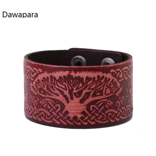 dawapara punk rock infinite knot life of tree sigil wicca amulet wristband men's leather bracelets, White
dawapara punk rock infinite knot life of tree sigil wicca amulet wristband men's leather bracelets, White