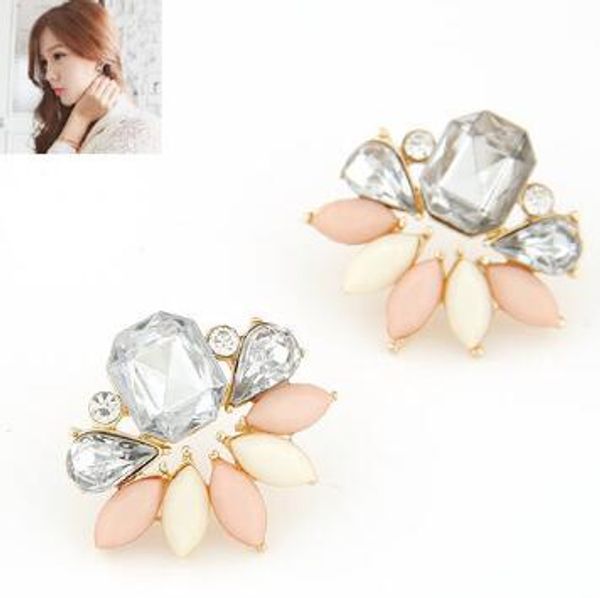 new korean version of earrings fashion sweet little flash diamonds and simple personality of the ear nail factory personality fashion sa, Silver
new korean version of earrings fashion sweet little flash diamonds and simple personality of the ear nail factory personality fashion sa, Silver