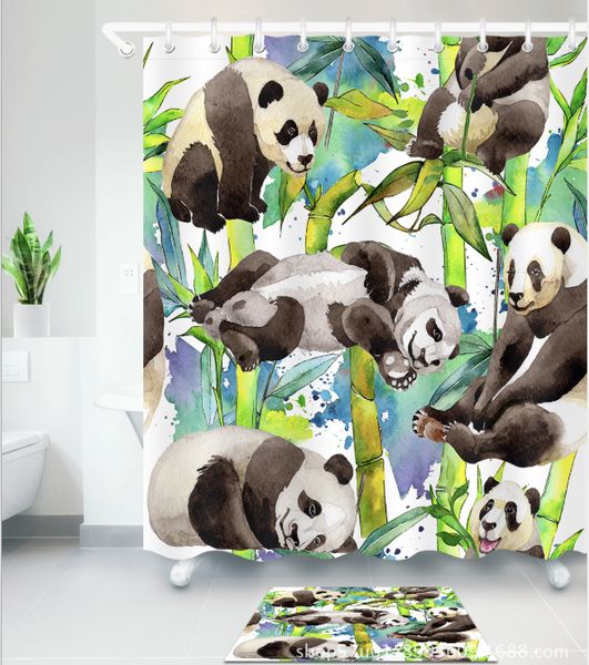 3d lovely pandas print pattern irish decorations waterproof bathroom decor fabric shower curtains floor mats sets
3d lovely pandas print pattern irish decorations waterproof bathroom decor fabric shower curtains floor mats sets