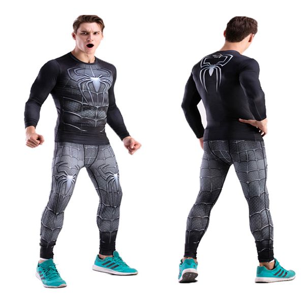 spider man mma bjj 3d print rashguard compression shirt marvel black panther flash winter soldier men's set hot, Gray
spider man mma bjj 3d print rashguard compression shirt marvel black panther flash winter soldier men's set hot, Gray