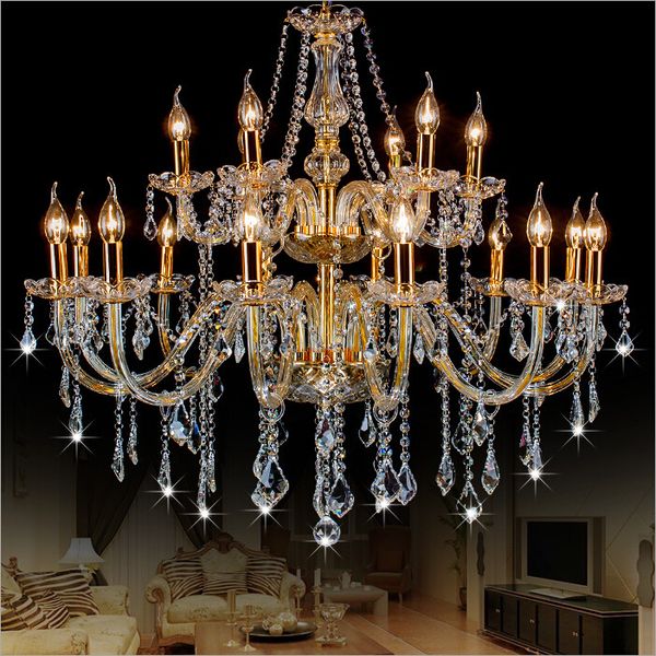 large double layer chandelier 18 arms k9 crystal luxury big lustres chandelier modern crystal chandelier living room
large double layer chandelier 18 arms k9 crystal luxury big lustres chandelier modern crystal chandelier living room