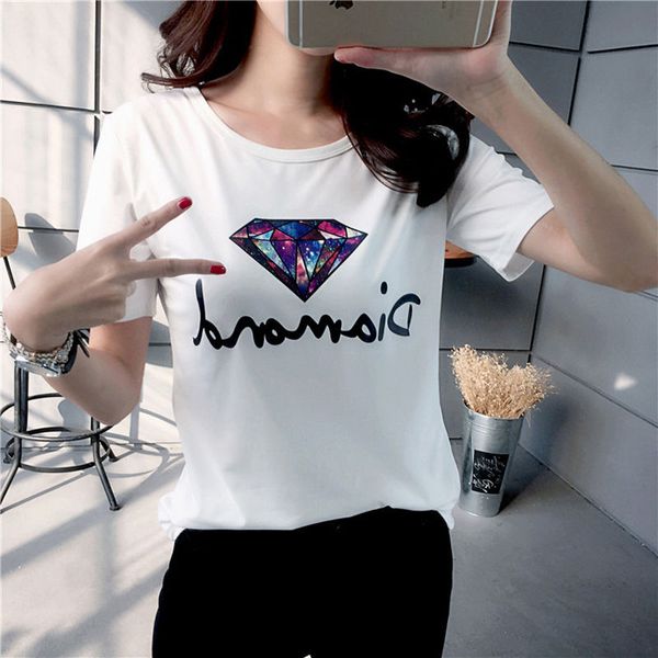 women lady girls diamonds printed cute kawaii casual t shirts basic blouse, Tan;black
women lady girls diamonds printed cute kawaii casual t shirts basic blouse, Tan;black