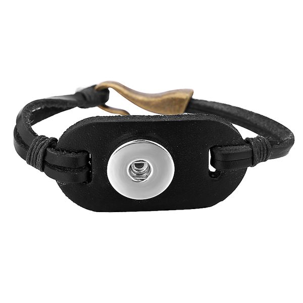 001 hand woven genuine leather retro fashion bracelet snap button jewelry charm jewelry for women(fit 18mm button, Golden;silver
001 hand woven genuine leather retro fashion bracelet snap button jewelry charm jewelry for women(fit 18mm button, Golden;silver