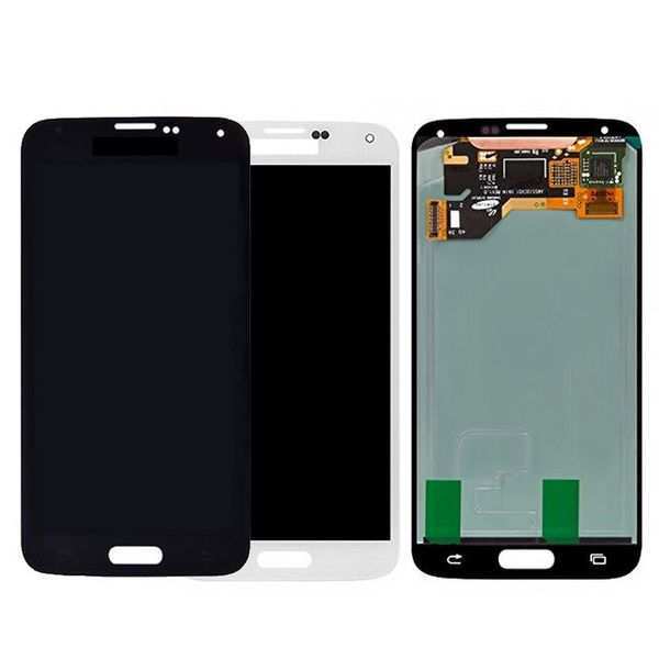 100 Original Uper Amoled For Am Ung Galaxy 5 G900f G900h Lcd Di Play Touch Creen Digitizer A Embly With Adhe Ive