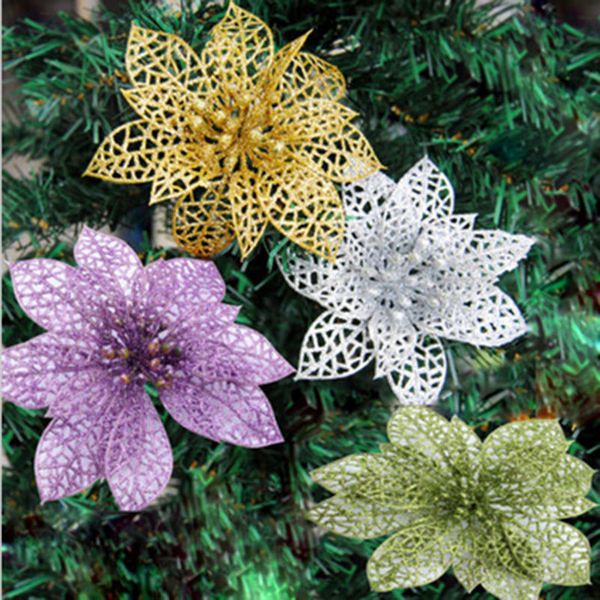 10pcs colourful glitter artificial hollow flowers wedding party christmas xmas tree home valentine's day decorations
10pcs colourful glitter artificial hollow flowers wedding party christmas xmas tree home valentine's day decorations