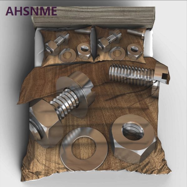 ahsnme mechanical daren screw nut bedding set high-definition print quilt cover for ru au eu us size market jogo de cama
ahsnme mechanical daren screw nut bedding set high-definition print quilt cover for ru au eu us size market jogo de cama