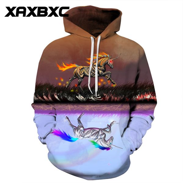 2018 new 141 heaven hell unicorn horse skull printed women jacket hooded femme sweatshirt casual loose men pocket hoodies coat, Black
2018 new 141 heaven hell unicorn horse skull printed women jacket hooded femme sweatshirt casual loose men pocket hoodies coat, Black