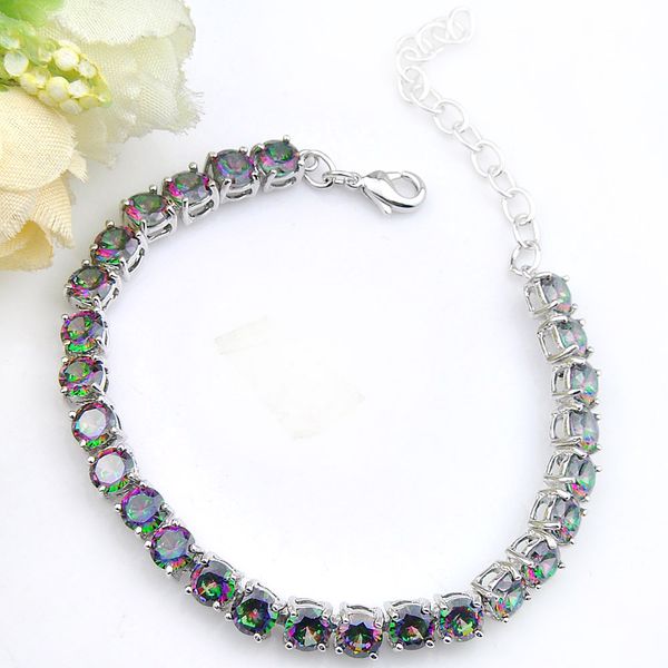 lucyshine jewelry shine round shaped tennis rainbow natural mystic z bracelets for women men lovers zircon bracelets 8 inch, Golden;silver
lucyshine jewelry shine round shaped tennis rainbow natural mystic z bracelets for women men lovers zircon bracelets 8 inch, Golden;silver