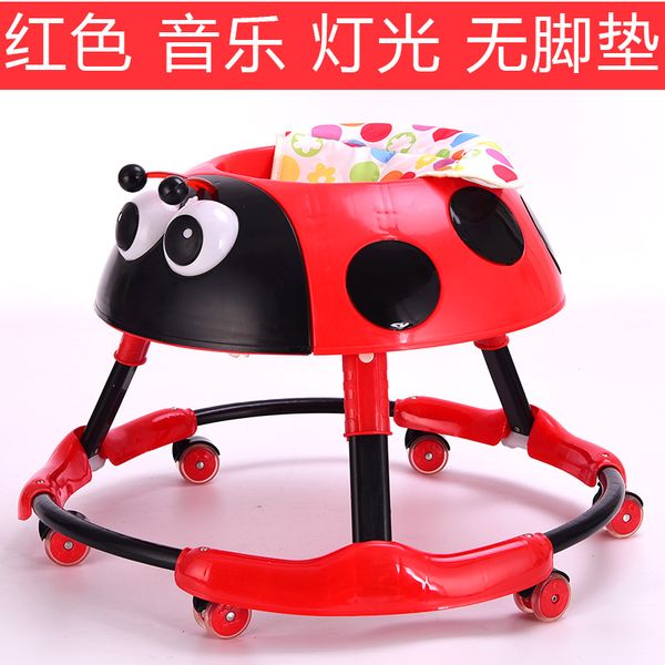 baby waler balance car anti-rollover 6-18 months multi-functional folding with music light trolley