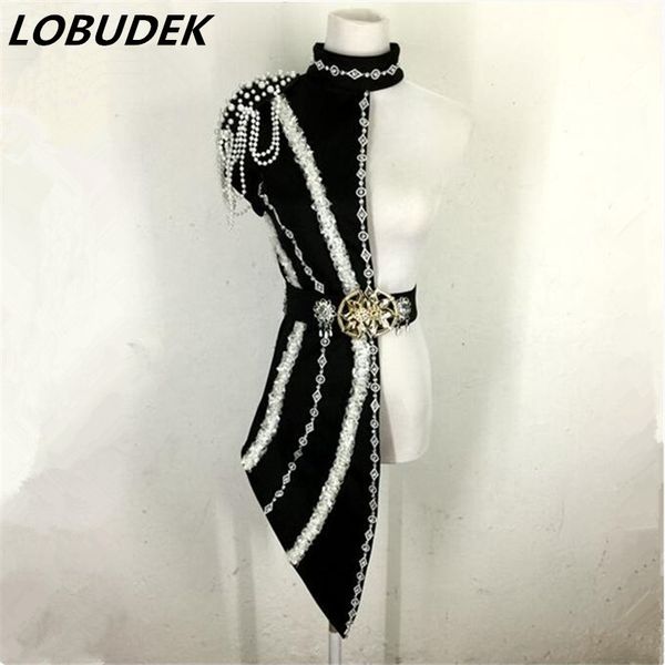 2015 novelty female dance costumes singer jazz twirled clothing costume nightclub dancer christmas bar show stage wears, Black;red
2015 novelty female dance costumes singer jazz twirled clothing costume nightclub dancer christmas bar show stage wears, Black;red