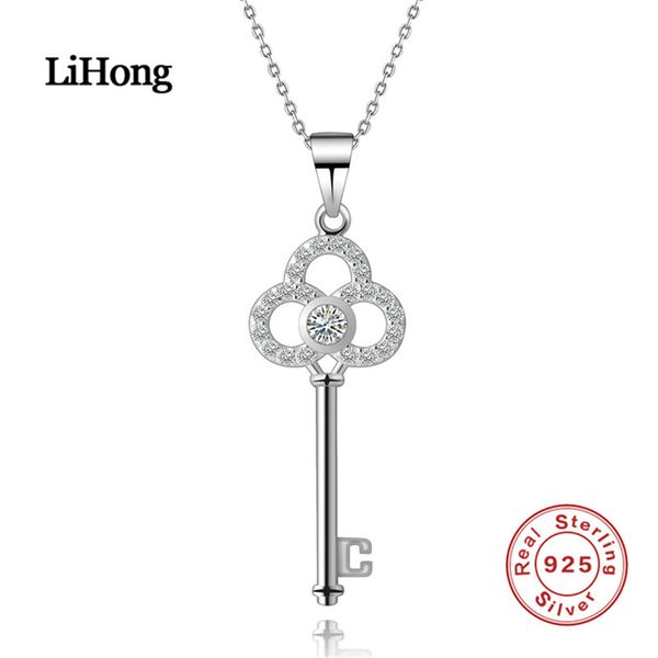 new arrival 925 sterling silver key , clear cz necklaces & pendants for women fine jewelry collares
new arrival 925 sterling silver key , clear cz necklaces & pendants for women fine jewelry collares
