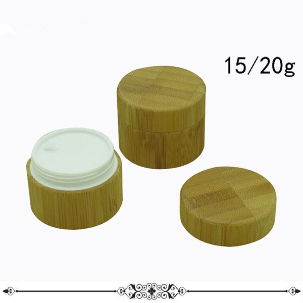 15g natural bamboo facial cream jar with pp inner bottle cosmetic small facial mask pot refillable containe f811
15g natural bamboo facial cream jar with pp inner bottle cosmetic small facial mask pot refillable containe f811