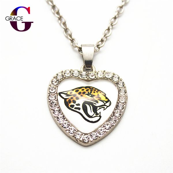6pcs football teams sports charms fashion heart crystal necklace pendant with 50cm chains for women diy jewelry, Silver
6pcs football teams sports charms fashion heart crystal necklace pendant with 50cm chains for women diy jewelry, Silver