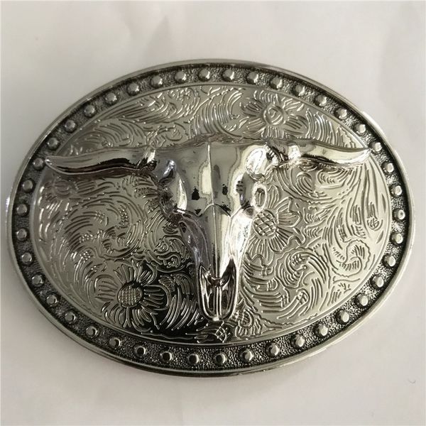 1 pcs silver pattern bull head cowboys belt buckle woman man jeans jewelry accessories fit 4cm wide belts, Slivery;black
1 pcs silver pattern bull head cowboys belt buckle woman man jeans jewelry accessories fit 4cm wide belts, Slivery;black