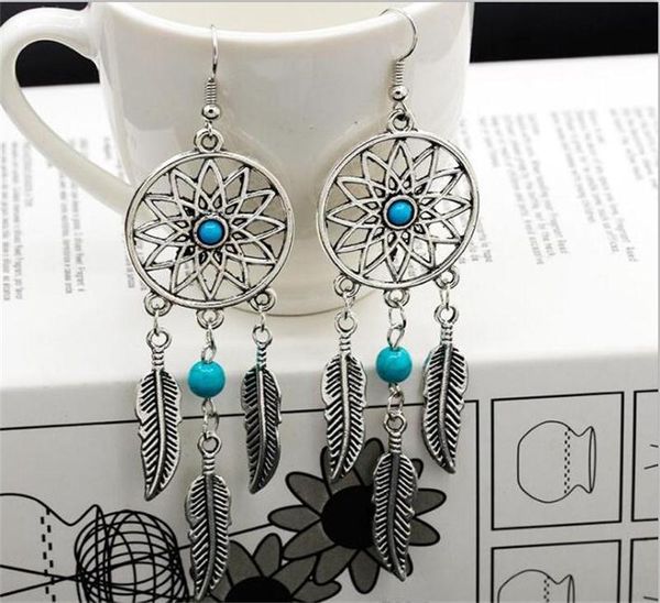 fashion women bohemia earring hollow long feather leaves earring dreamcatcher earring feather tassel earrings 4 styles, Silver
fashion women bohemia earring hollow long feather leaves earring dreamcatcher earring feather tassel earrings 4 styles, Silver
