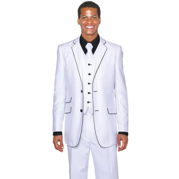 custom made groom tuxedo two buttons groomsmen white notch lapel wedding suits men bridegroom suit (jacket+pants+tie+vest, White;black
custom made groom tuxedo two buttons groomsmen white notch lapel wedding suits men bridegroom suit (jacket+pants+tie+vest, White;black