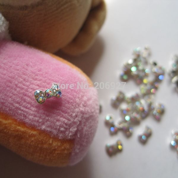 md-63 10pcs fancy mini ab rhinestone silver bow metal charms metal deco charms nail art, Silver;gold
md-63 10pcs fancy mini ab rhinestone silver bow metal charms metal deco charms nail art, Silver;gold