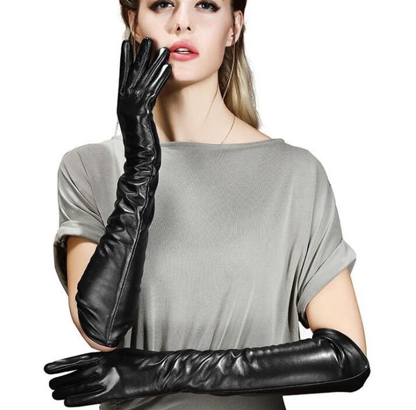 women' autumn winter long genuine leather glove lady' long warm natural sheepskin leather driving glove 45cm r413, Blue;gray
women' autumn winter long genuine leather glove lady' long warm natural sheepskin leather driving glove 45cm r413, Blue;gray
