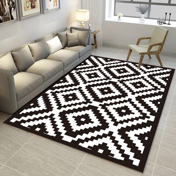 black and white geometric pattern carpet trend 3d printed rugs and carpets living room coffee table yoga sofa antiskid floor mat
black and white geometric pattern carpet trend 3d printed rugs and carpets living room coffee table yoga sofa antiskid floor mat