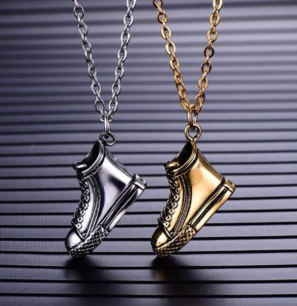 korean creative men's canvas shoes stainless steel necklace retro hip hop titanium pendant jewelry fashion hit popular, Silver
korean creative men's canvas shoes stainless steel necklace retro hip hop titanium pendant jewelry fashion hit popular, Silver