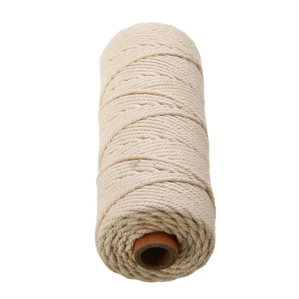 3mm diameter natural beige 100m cotton braided twist cord rope craft artcraft string cord diy handmade handcraft, Black;white
3mm diameter natural beige 100m cotton braided twist cord rope craft artcraft string cord diy handmade handcraft, Black;white