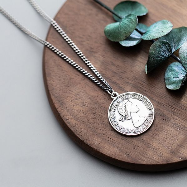 empress coins pendants disk necklace 925 silver choker kolye vintage friend bijoux femme collier necklace women jewelry
empress coins pendants disk necklace 925 silver choker kolye vintage friend bijoux femme collier necklace women jewelry