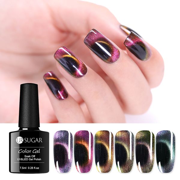 ur sugar chameleon 3d cat eye gel polish soak off uv gel magic 7.5ml magnetic nail lacquer manicure design, Red;pink
ur sugar chameleon 3d cat eye gel polish soak off uv gel magic 7.5ml magnetic nail lacquer manicure design, Red;pink