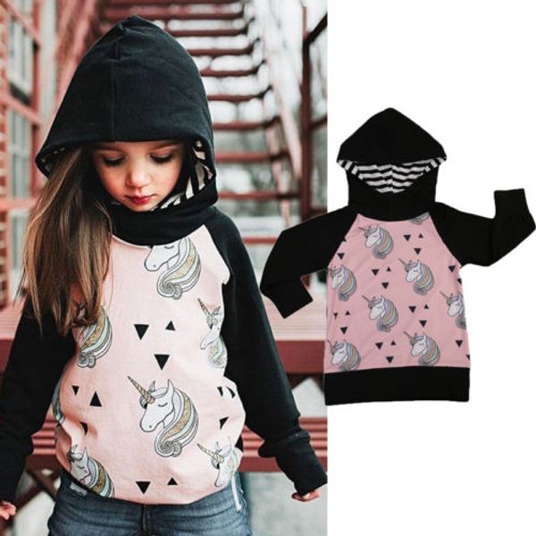 cute child kid girls long sleeve striped hooded coat autumn unicorn hoodies casual outerwear 1-5y, Black
cute child kid girls long sleeve striped hooded coat autumn unicorn hoodies casual outerwear 1-5y, Black