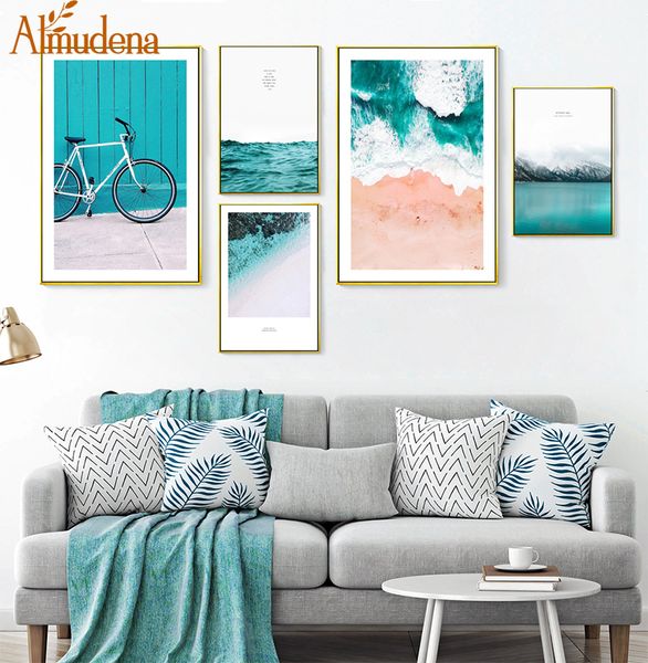 almudena nordic blue ocean composite painting canvas prints modular picture wall art poster for living room decoration no framed
almudena nordic blue ocean composite painting canvas prints modular picture wall art poster for living room decoration no framed