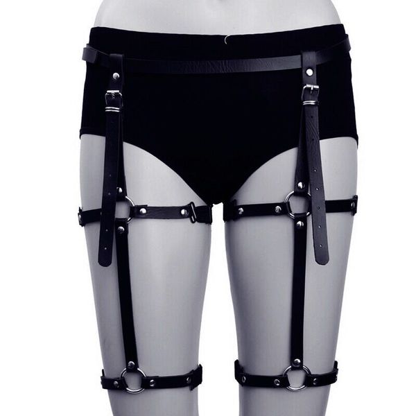 fashion women leather harness body belts garters bondage belt punk strap band from waist leg adjustable suspender straps, Black;brown
fashion women leather harness body belts garters bondage belt punk strap band from waist leg adjustable suspender straps, Black;brown