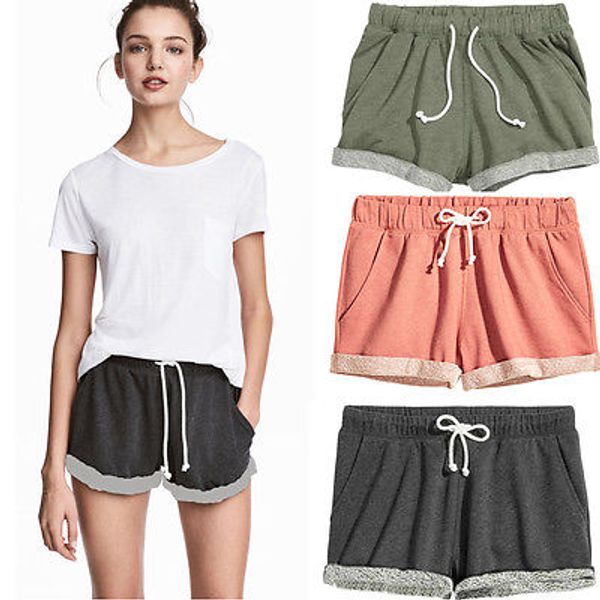 summer sports women shorts leisure elastic waist women shorts female yo-ga running short feminino, Black;blue
summer sports women shorts leisure elastic waist women shorts female yo-ga running short feminino, Black;blue