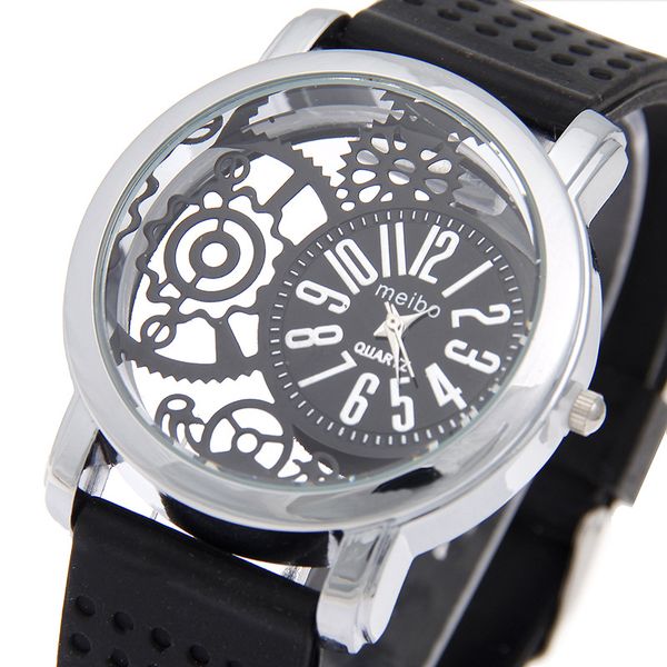 meibo fashion silicone watch casual women hollow pattern quartz watches relogio feminino clock 2087, Slivery;brown
meibo fashion silicone watch casual women hollow pattern quartz watches relogio feminino clock 2087, Slivery;brown