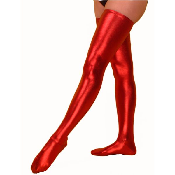 блестящие металлические чулки zentai unicolor thigh high skintight zentai сексуальные чулки хэллоуин для взрослых аксессуары для взрослых, Black 
блестящие металлические чулки zentai unicolor thigh high skintight zentai сексуальные чулки хэллоуин для взрослых аксессуары для взрослых, Black