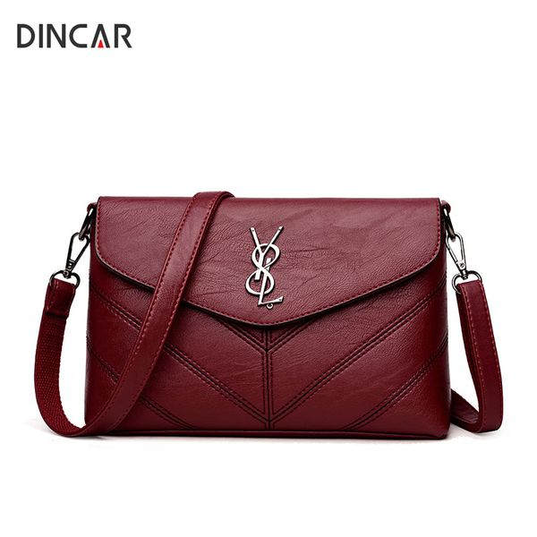 DINCAR Luxury Handbags Women Bags Designer Soft Pu Leather Shoulder Bag Small Flap Ladies Hand Bags Female Messenger Bolsa
DINCAR Luxury Handbags Women Bags Designer Soft Pu Leather Shoulder Bag Small Flap Ladies Hand Bags Female Messenger Bolsa