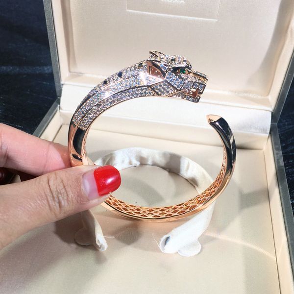 Brand Design Leopard Bracelet For Women Top Quality Cubic Zirconia 18K Gold Plated Jewlery Luxury Hiphop Bracelets Wholesale
Brand Design Leopard Bracelet For Women Top Quality Cubic Zirconia 18K Gold Plated Jewlery Luxury Hiphop Bracelets Wholesale