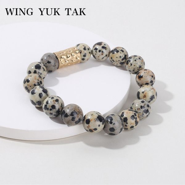wing yuk tak 5 colour natural stone beads bracelets & bangles classic simple handwork jewelry for women, Black
wing yuk tak 5 colour natural stone beads bracelets & bangles classic simple handwork jewelry for women, Black