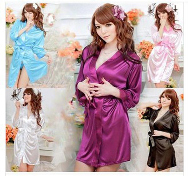 lovely women night robe lingerie fashion dressing gown lace patchwork mid-sleeve female bathrobes nightgown dress, Black;red
lovely women night robe lingerie fashion dressing gown lace patchwork mid-sleeve female bathrobes nightgown dress, Black;red