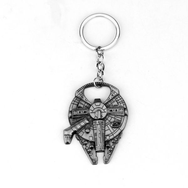 movie seriers airship keyring spacecraft millennium falcon spaceship barkey beer bottle opener keychain jewelry, Silver
movie seriers airship keyring spacecraft millennium falcon spaceship barkey beer bottle opener keychain jewelry, Silver