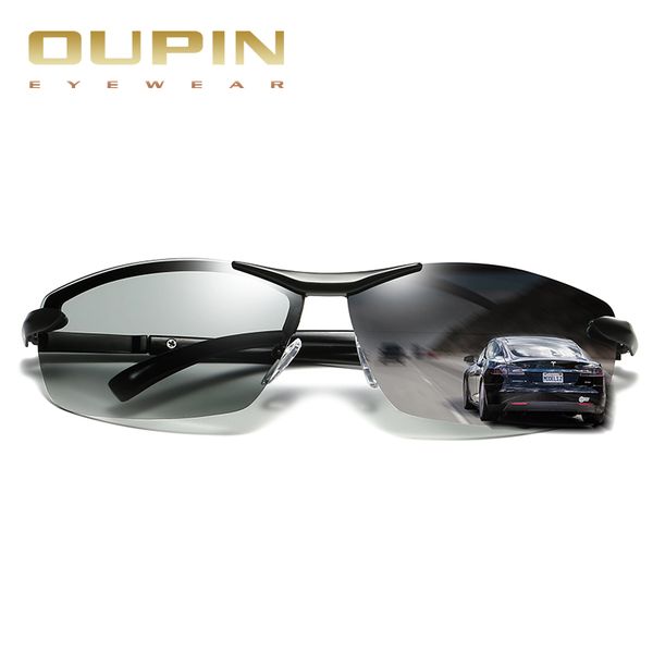 half frame color change sunglasses driving designer sun glasses for men and women mens sunglass des lunettes de soleil polarized, White;black
half frame color change sunglasses driving designer sun glasses for men and women mens sunglass des lunettes de soleil polarized, White;black