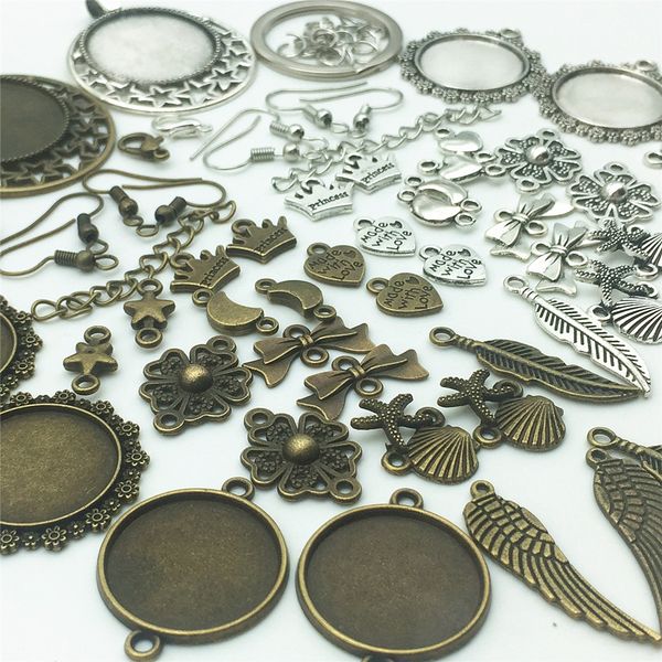 ljjagll charms tow color 100pcs alloy jewlery findings diy hand make bracelet cameo base keychain earrings diy components azh005, Blue;slivery
ljjagll charms tow color 100pcs alloy jewlery findings diy hand make bracelet cameo base keychain earrings diy components azh005, Blue;slivery
