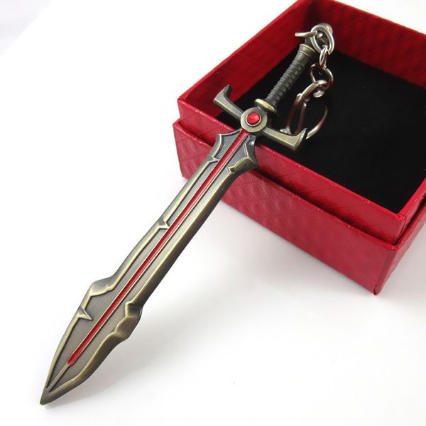 12cm Dawn Goddess Sword Key Chain League Legend of Keychian LOL Leona Weapon Keyring Key Ring for Boys Llavero Chaveiro
12cm Dawn Goddess Sword Key Chain League Legend of Keychian LOL Leona Weapon Keyring Key Ring for Boys Llavero Chaveiro