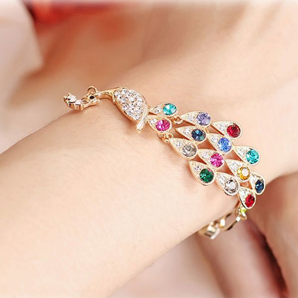 south korea's new jewelry fashion colorful sparkling phoenix peacock bracelet, Golden;silver
south korea's new jewelry fashion colorful sparkling phoenix peacock bracelet, Golden;silver