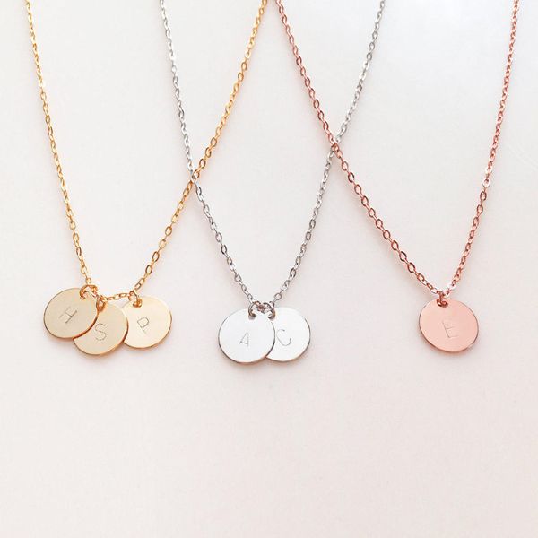 engraved initial inspirational quote custom name necklace unique initial personalized disc necklace for women gifts, Silver
engraved initial inspirational quote custom name necklace unique initial personalized disc necklace for women gifts, Silver