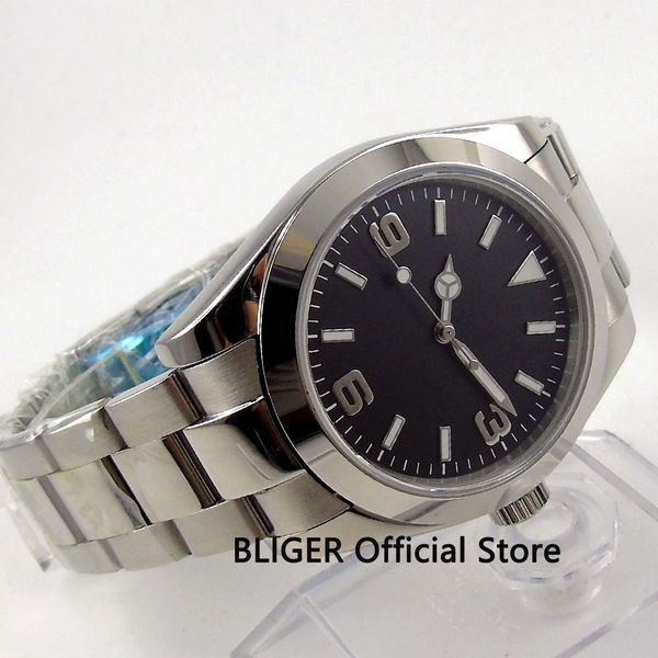 sapphire glass 40mm black sterile dial polished case luminous marks stainless steel band automatic movement men's watch p506, Slivery;brown
sapphire glass 40mm black sterile dial polished case luminous marks stainless steel band automatic movement men's watch p506, Slivery;brown