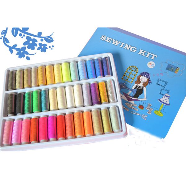 39pcs 200 yards sewing thread polyester machine embroidery hand sewing threads steering-wheel diy craft patch supplies, Black;white
39pcs 200 yards sewing thread polyester machine embroidery hand sewing threads steering-wheel diy craft patch supplies, Black;white
