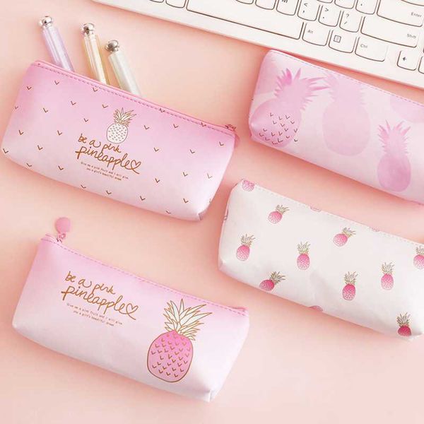 1 pcnew cute pu pencil case pineapple gift estuches school pencil box pencilcase bag school supplies stationery
1 pcnew cute pu pencil case pineapple gift estuches school pencil box pencilcase bag school supplies stationery