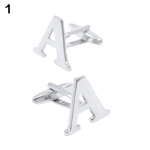 Men's Initial Cufflink Fathers Day Wedding Birthday Alphabet A To Z Letter Button Fashion Jewelry Father's Day gifts
Men's Initial Cufflink Fathers Day Wedding Birthday Alphabet A To Z Letter Button Fashion Jewelry Father's Day gifts