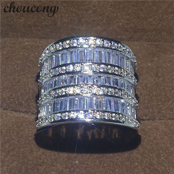 choucong valuable women jewelry diamond 925 sterling silver engagement wedding band ring for women sz 5-11, Slivery;golden
choucong valuable women jewelry diamond 925 sterling silver engagement wedding band ring for women sz 5-11, Slivery;golden