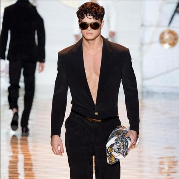 m-6xl spring and summer tide men overalls catwalk show personality trend siamese pants loose youth jumpsuit plus size costumes, Black
m-6xl spring and summer tide men overalls catwalk show personality trend siamese pants loose youth jumpsuit plus size costumes, Black