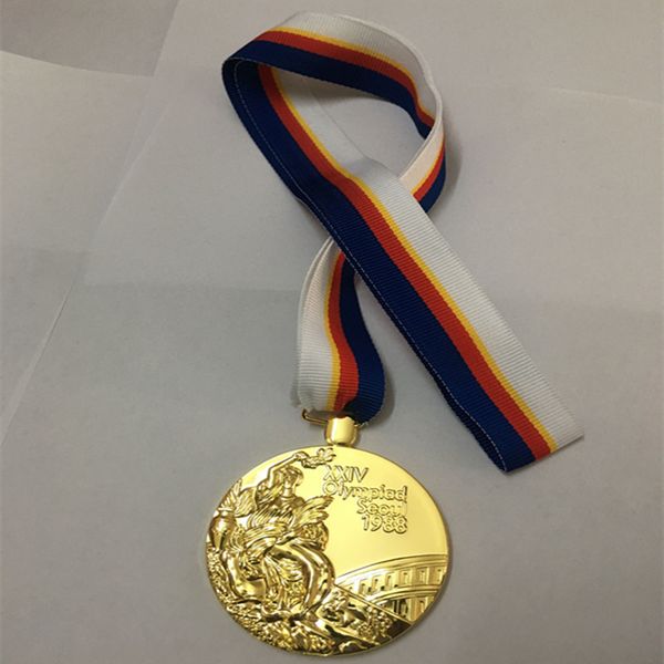 10 pcs new arrival the 1988 korea seoul xxiv olympic game gold medal sport collectible award badge with ribbon ing
10 pcs new arrival the 1988 korea seoul xxiv olympic game gold medal sport collectible award badge with ribbon ing